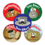 Produits français - Food character reward stickers